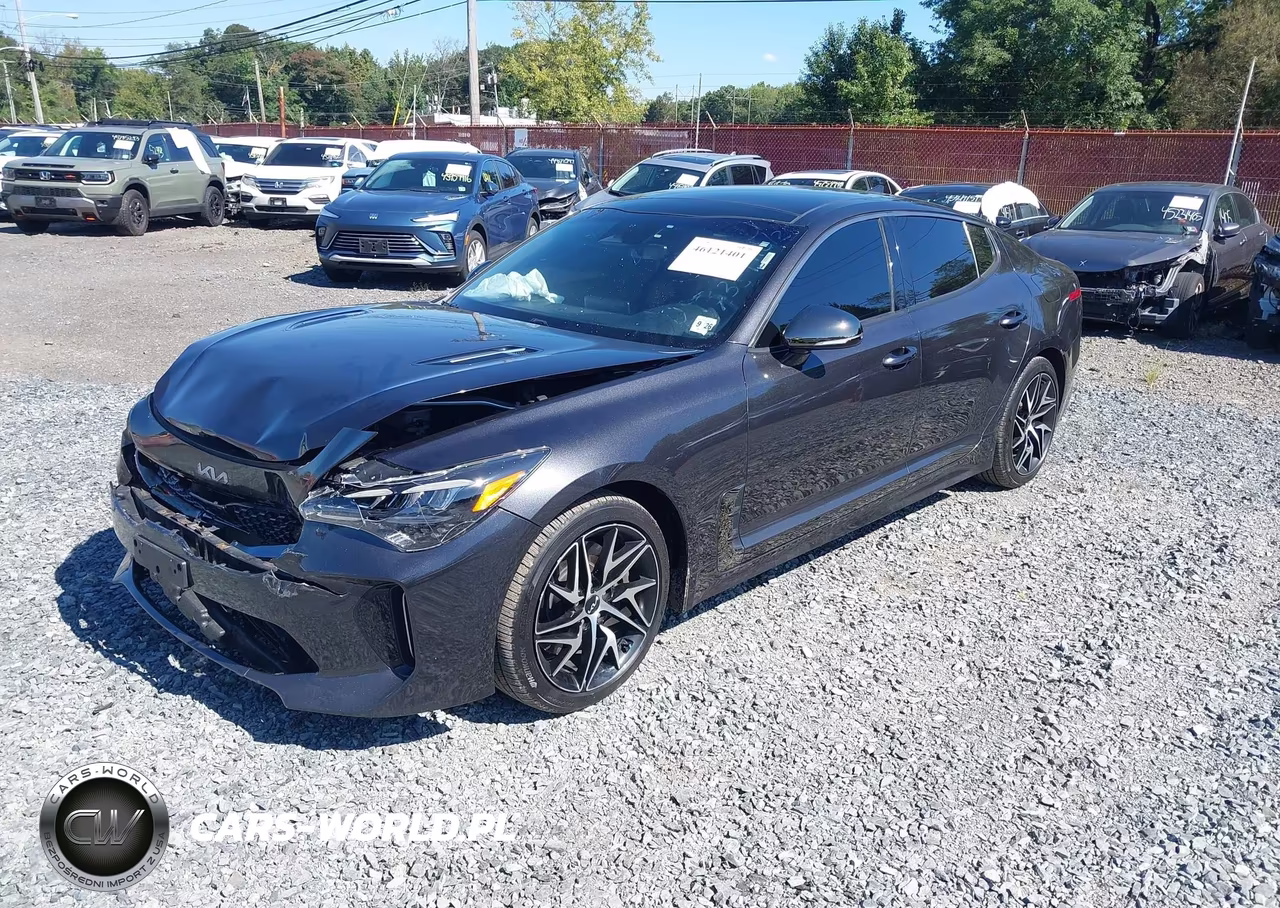 2022 Kia Stinger Gt Line VIN:KNAE35LD6N6109735 - 2