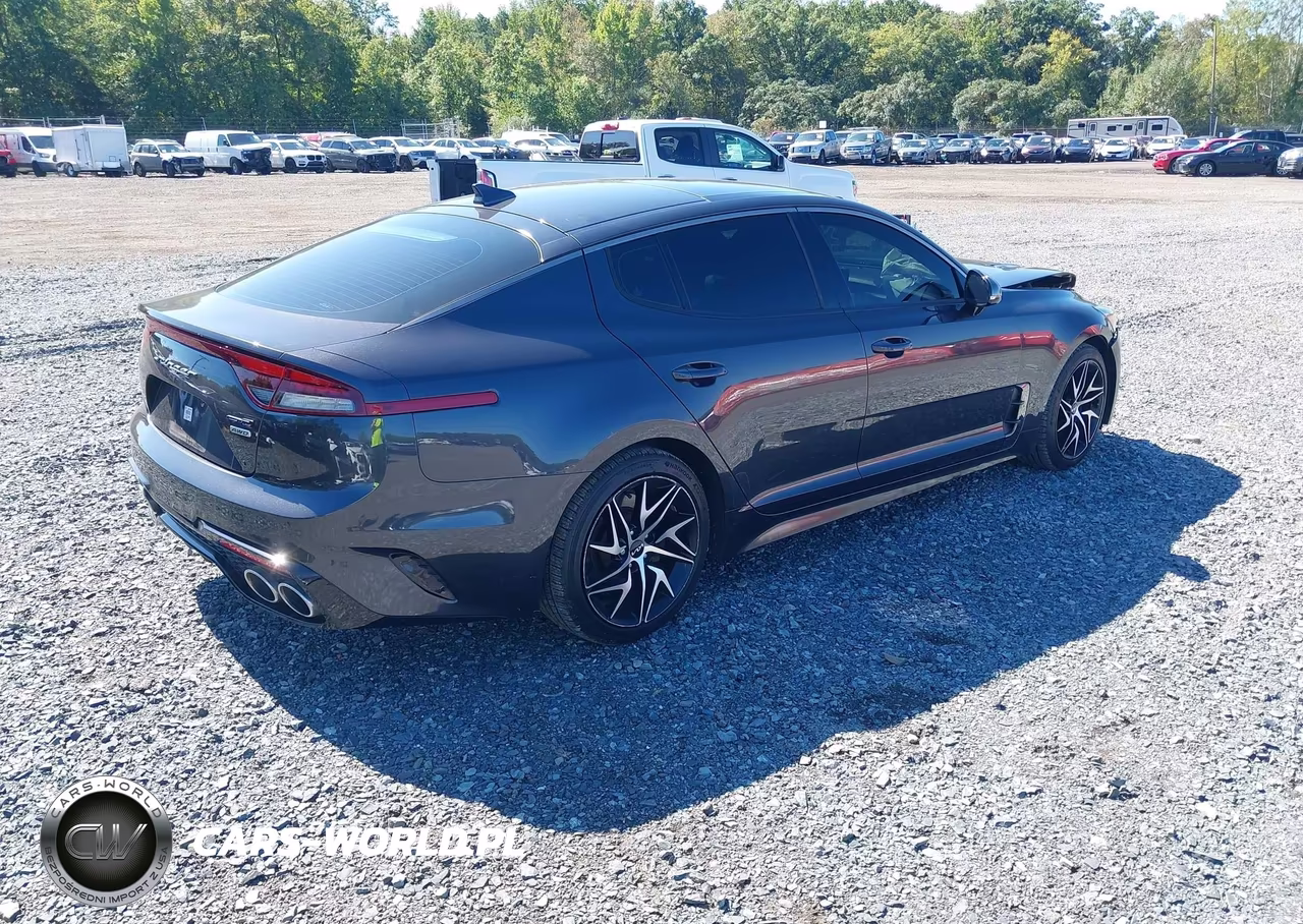 2022 Kia Stinger Gt Line VIN:KNAE35LD6N6109735 - 4