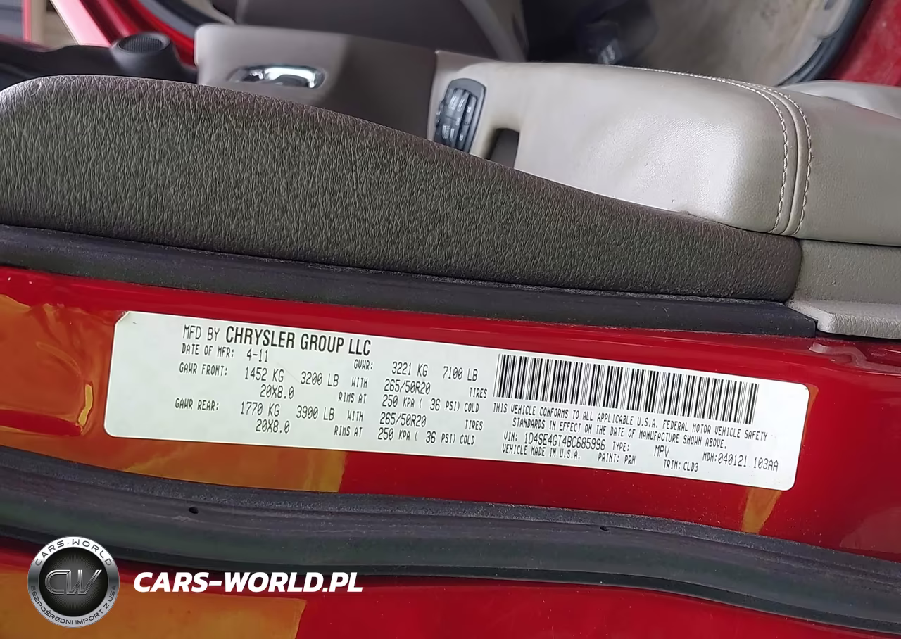 2011 Dodge Durango Crew VIN:1D4SE4GT4BC685996 - 9