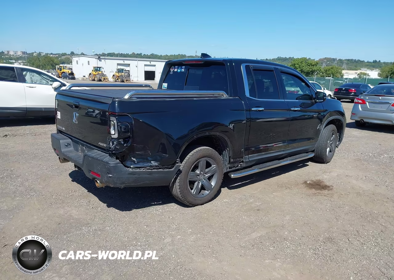 2021 Honda Ridgeline Rtl VIN:5FPYK3F79MB019342 - 4