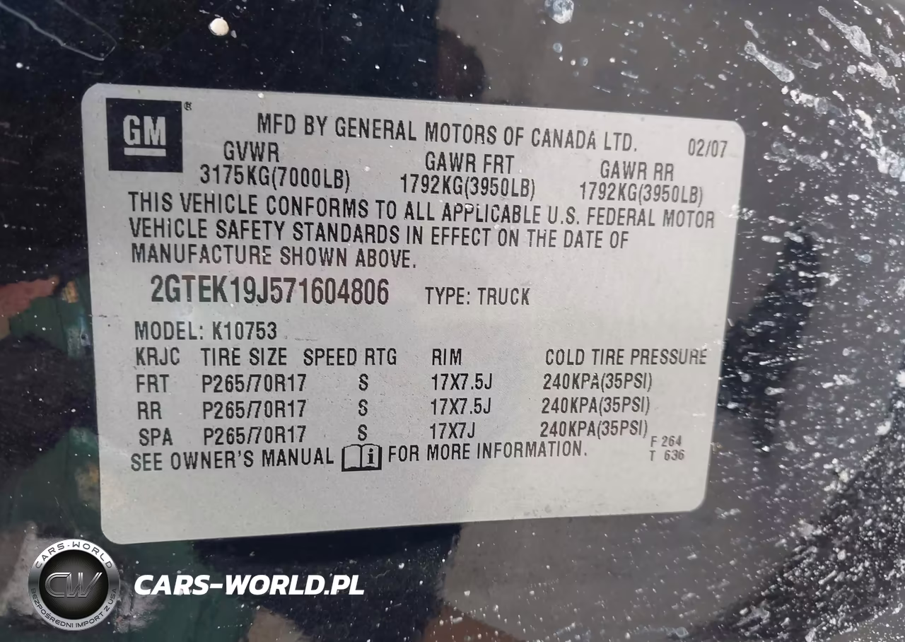2007 GMC Sierra 1500 Sle1 VIN:2GTEK19J571604806 - 9