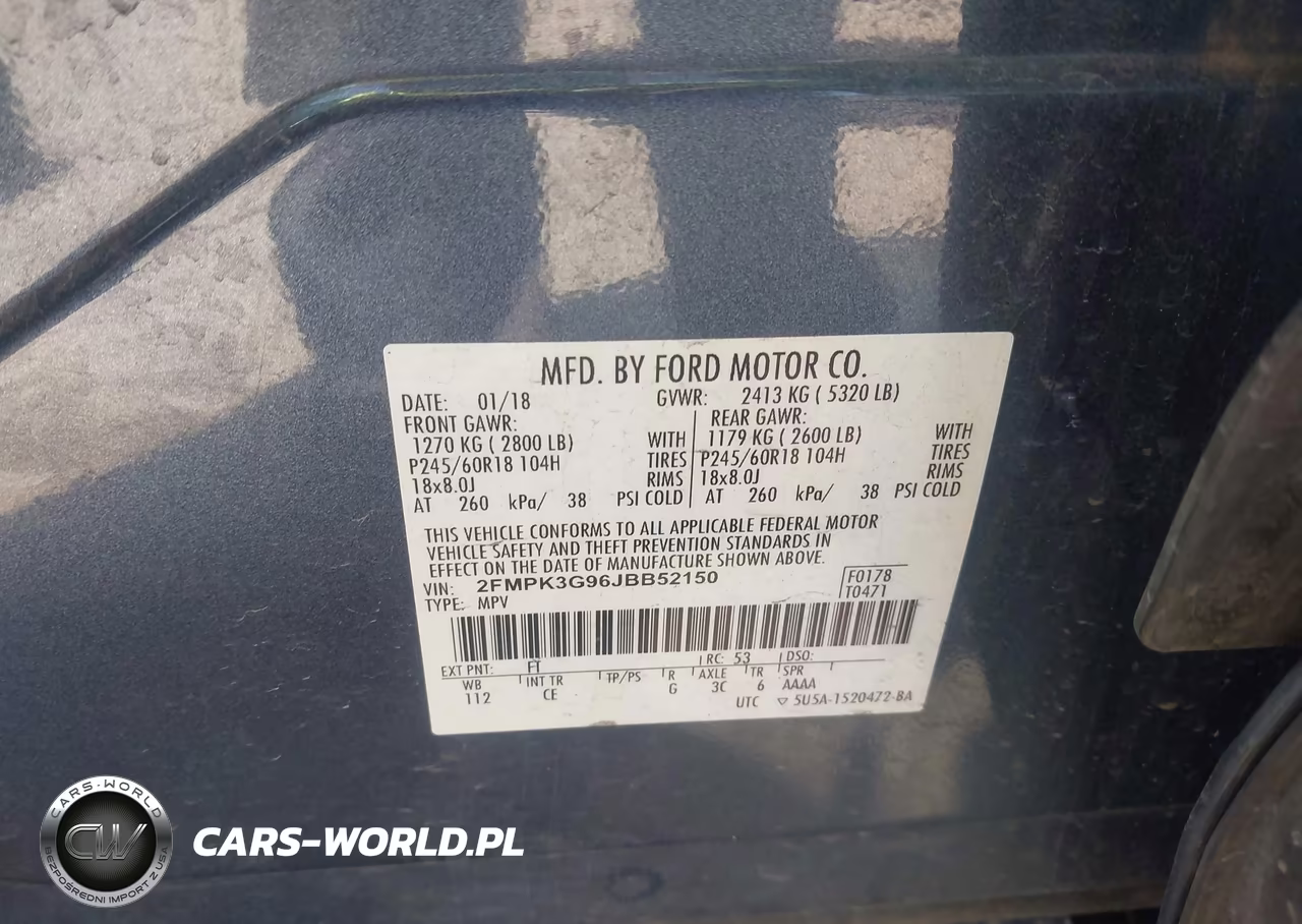 2018 Ford Edge Se VIN:2FMPK3G96JBB52150 - 9