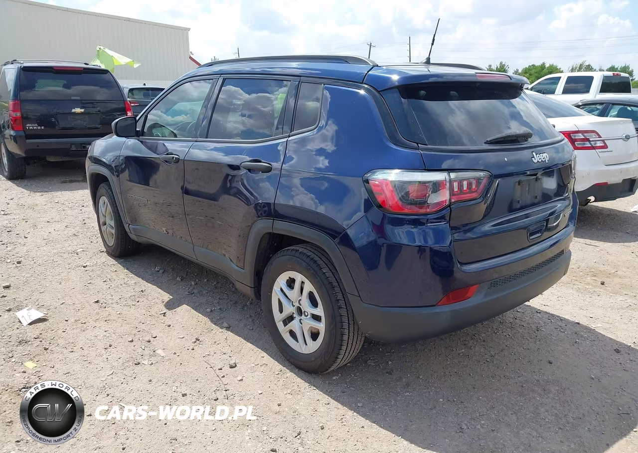 2018 Jeep Compass Sport Fwd VIN:3C4NJCAB7JT105529 - 3