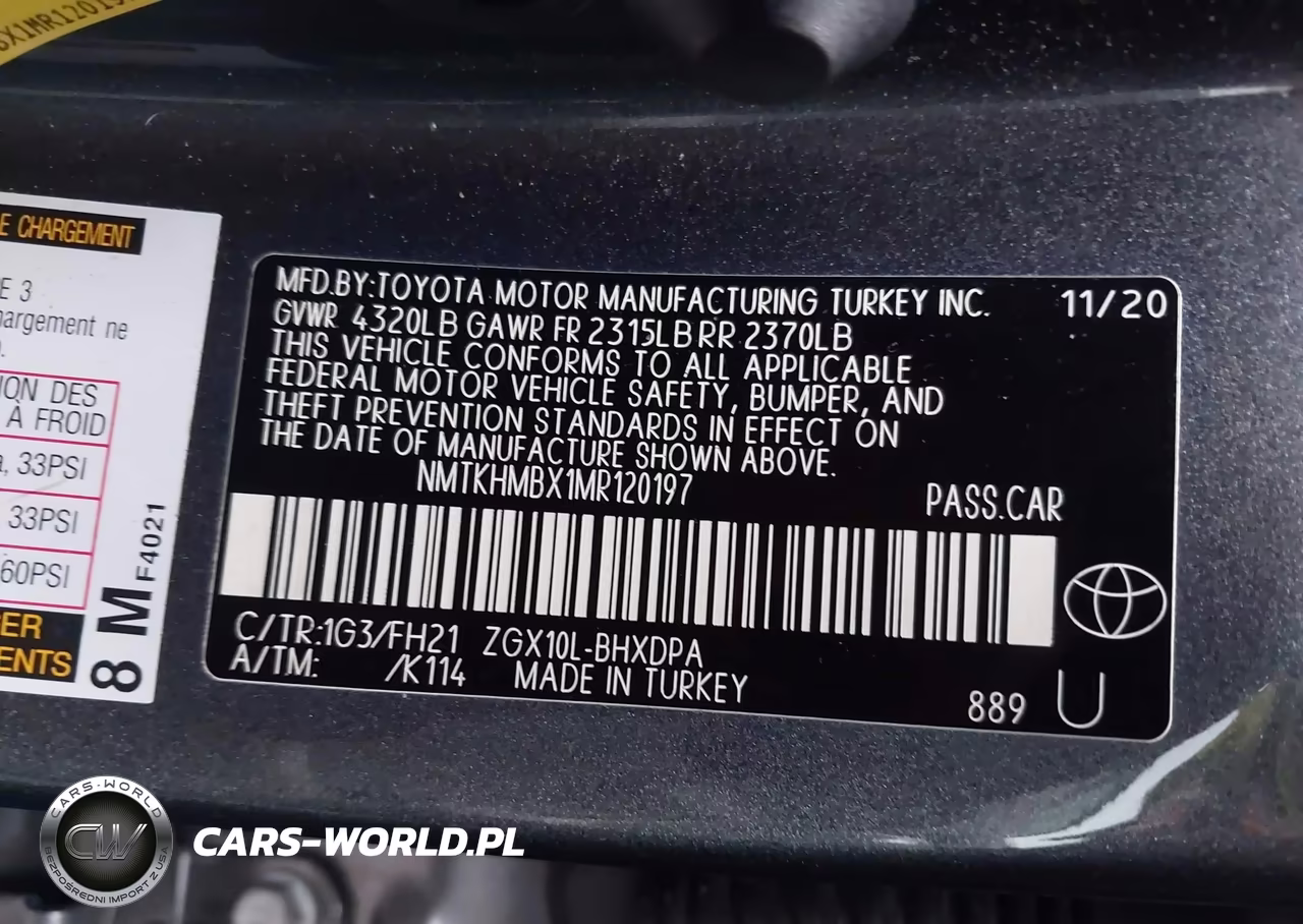 2021 Toyota C-Hr Xle-Le-Night Shade-Limited VIN:NMTKHMBX1MR120197 - 9