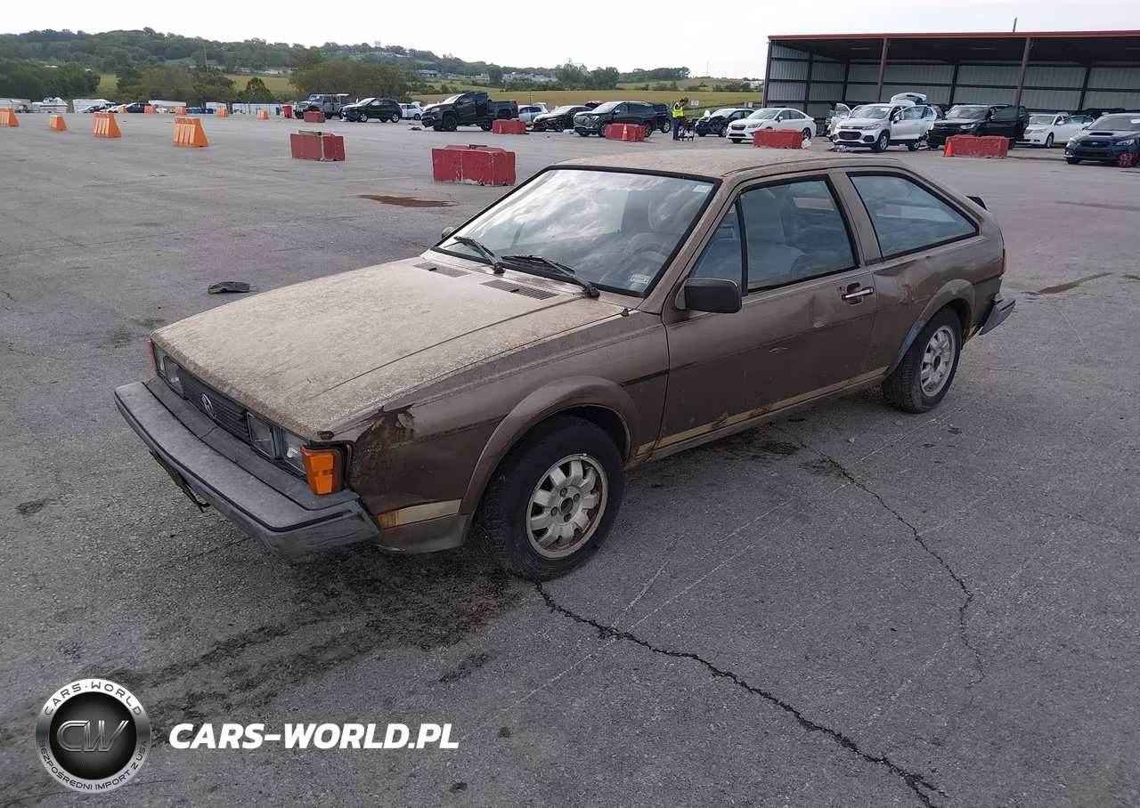 1984 Volkswagen Scirocco Deluxe VIN:WVWCA0534EK020079 - 2