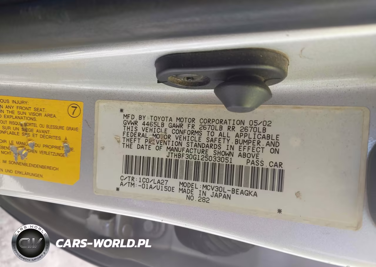 2002 Lexus Es 300 VIN:JTHBF30G125033051 - 9
