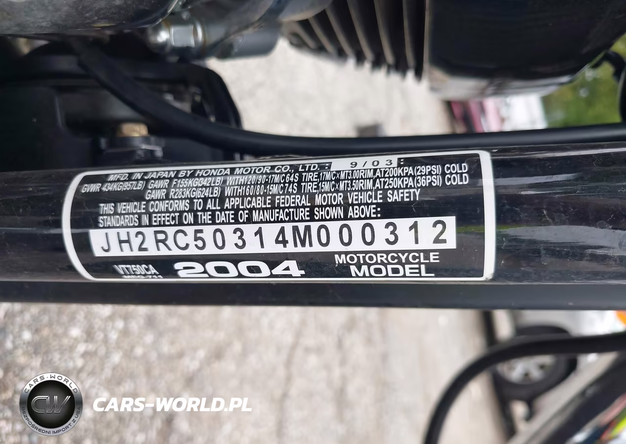2004 Honda Vt750 Ca VIN:JH2RC50314M000312 - 10