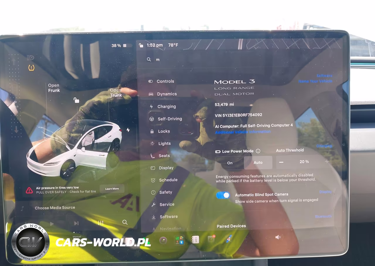 2024 Tesla Model 3 Long Range Dual Motor All-Wheel Drive VIN:5YJ3E1EB0RF754092 - 7