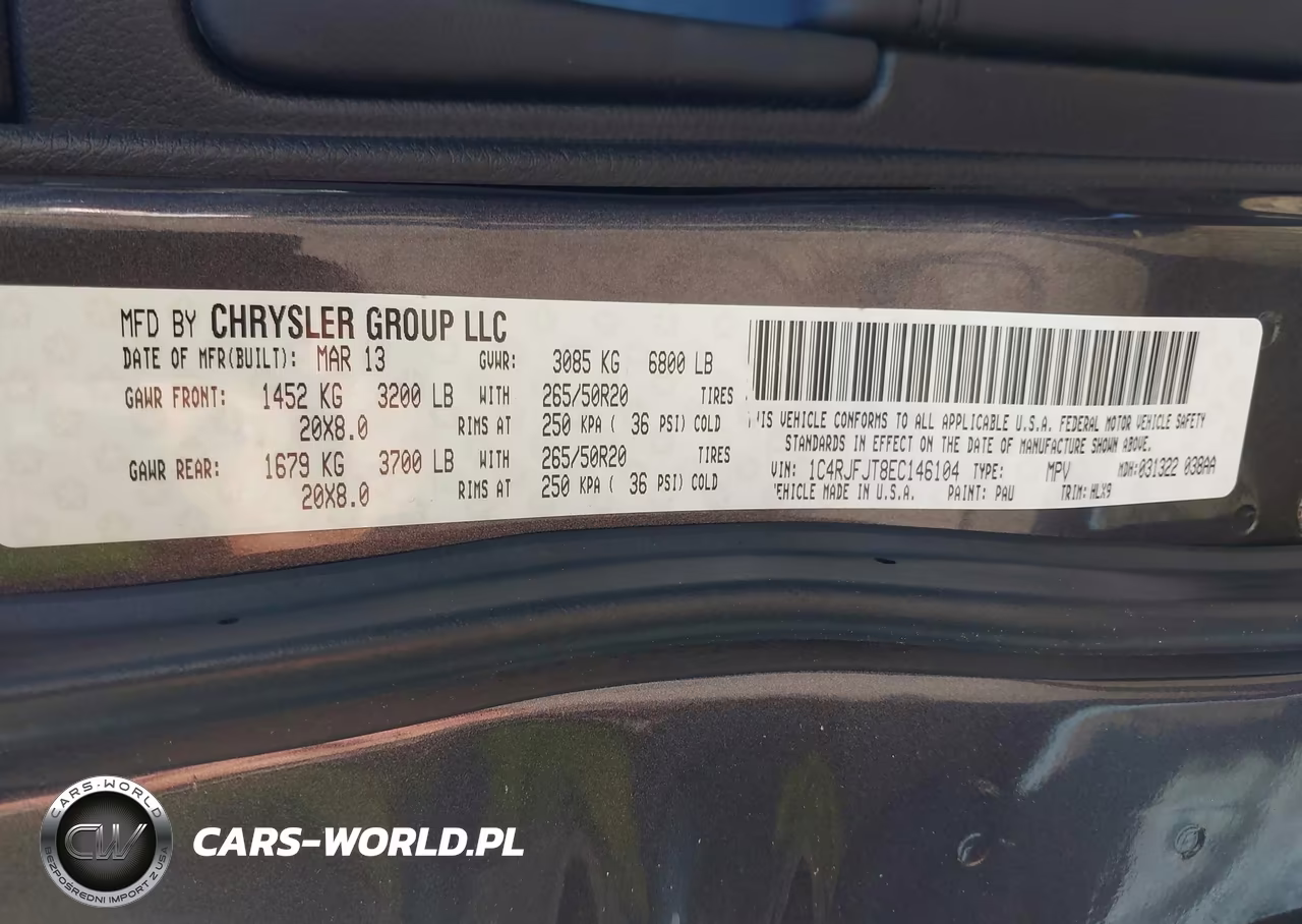2014 Jeep Grand Cherokee Summit VIN:1C4RJFJT8EC146104 - 9