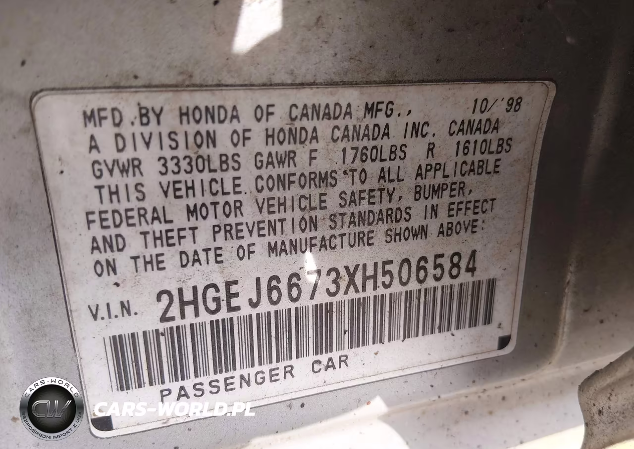 1999 Honda Civic Lx VIN:2HGEJ6673XH506584 - 9
