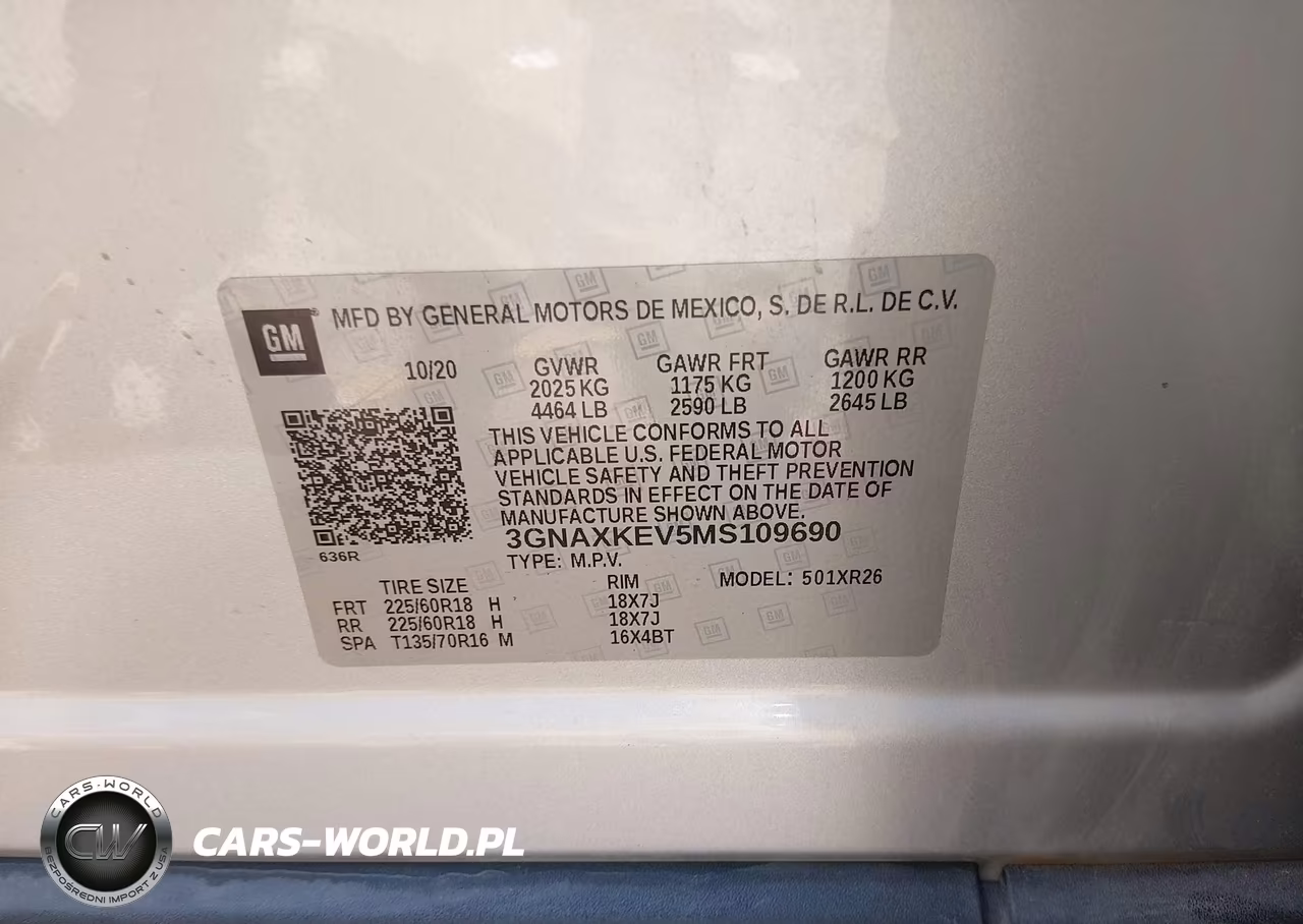 2021 Chevrolet Equinox Fwd Lt VIN:3GNAXKEV5MS109690 - 9