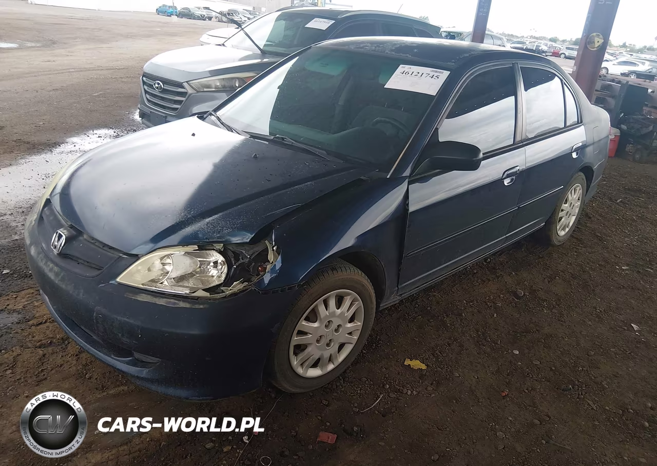 2004 Honda Civic Lx VIN:2HGES16594H513033 - 2