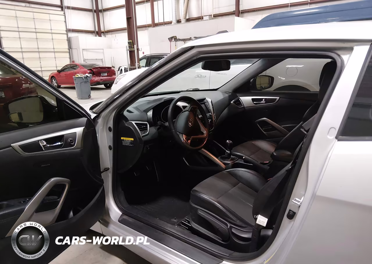 2013 Hyundai Veloster Base W-Black VIN:KMHTC6AD8DU103086 - 5