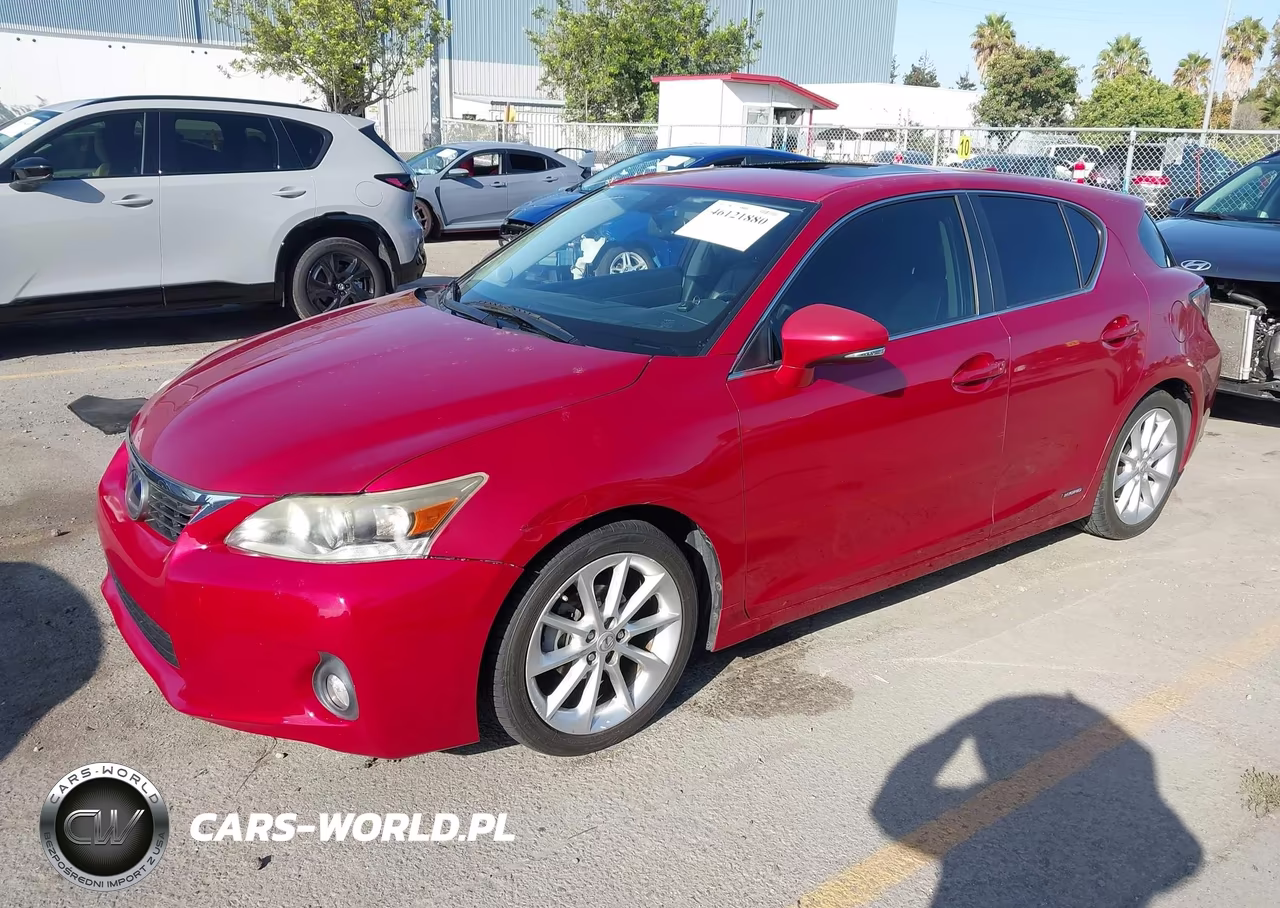 2012 Lexus Ct 200H Premium VIN:JTHKD5BH6C2092106 - 2