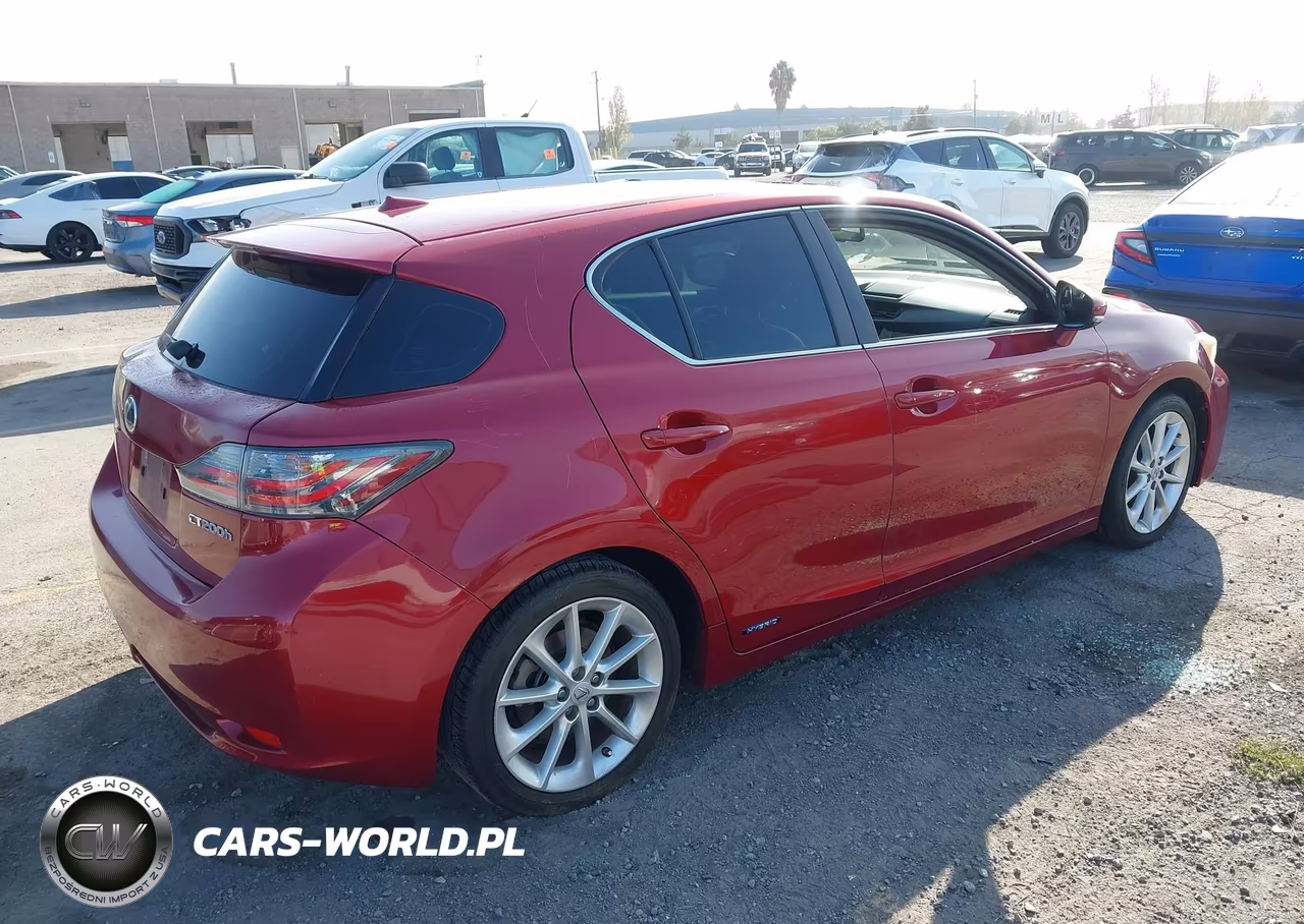 2012 Lexus Ct 200H Premium VIN:JTHKD5BH6C2092106 - 4