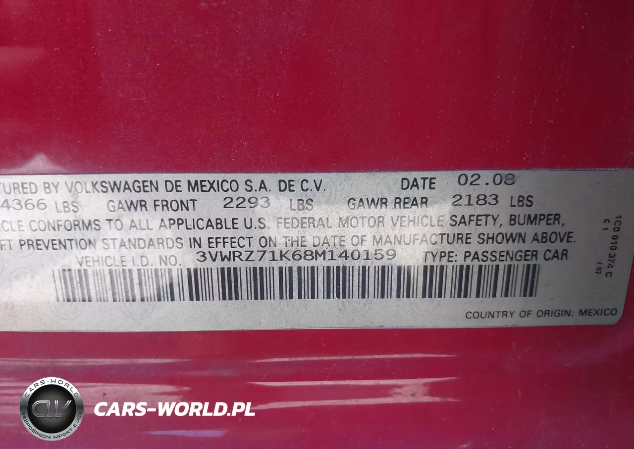 2008 Volkswagen Jetta Se-Sel VIN:3VWRZ71K68M140159 - 9