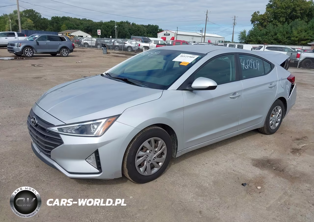 2019 Hyundai Elantra Se VIN:KMHD74LFXKU778544 - 2