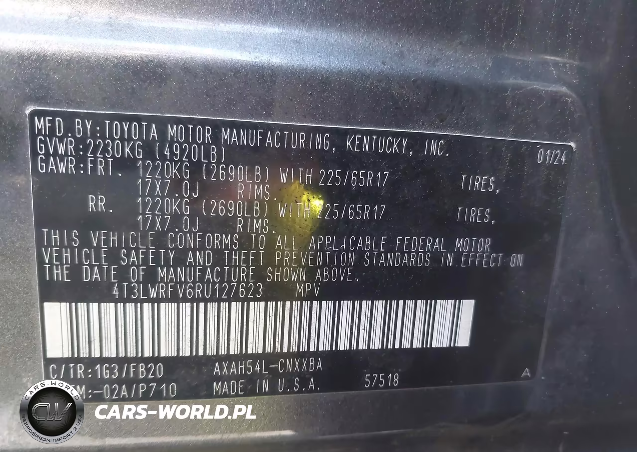 2024 Toyota Rav4 Hybrid Le VIN:4T3LWRFV6RU127623 - 9