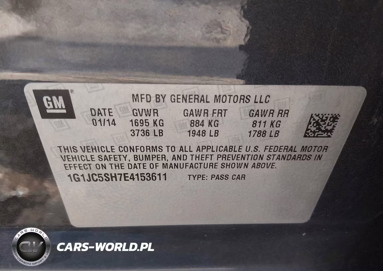 2014 Chevrolet Sonic Lt Auto VIN:1G1JC5SH7E4153611 - 9