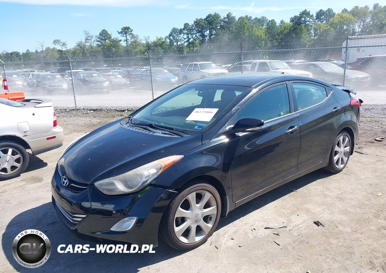 2013 Hyundai Elantra Limited VIN:KMHDH4AE3DU593861 - 2