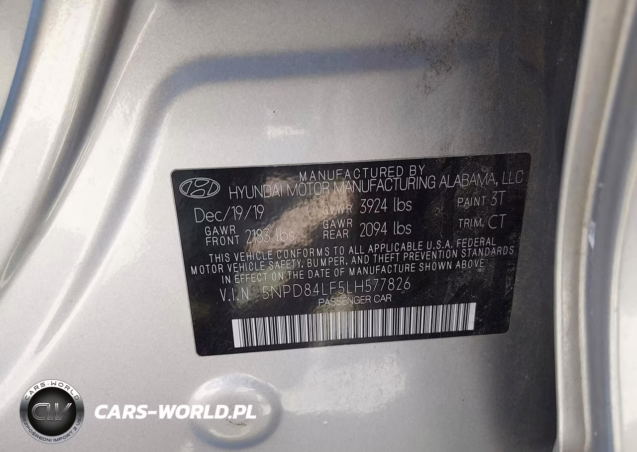 2020 Hyundai Elantra Sel VIN:5NPD84LF5LH577826 - 9