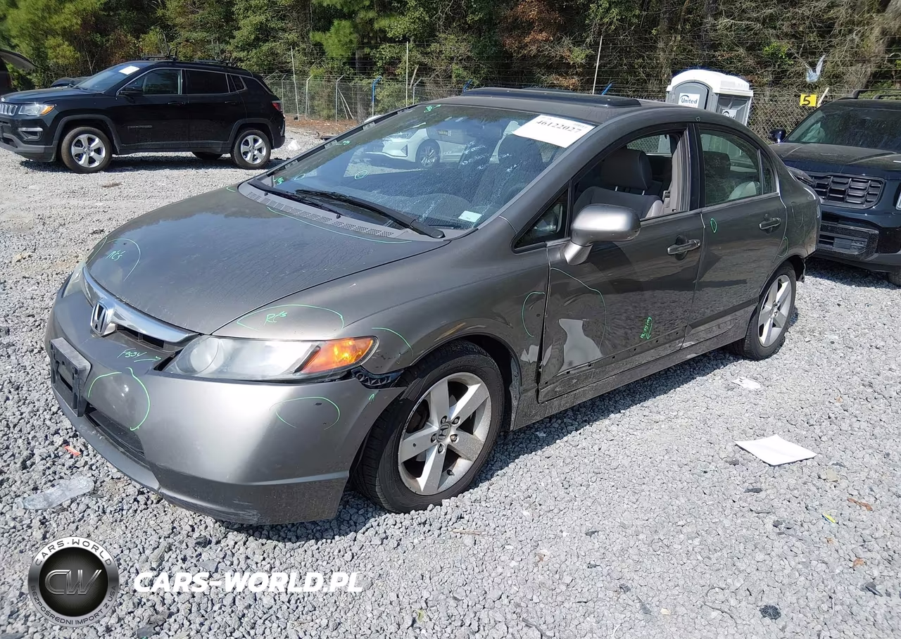 2007 Honda Civic Ex VIN:1HGFA16827L041167 - 2