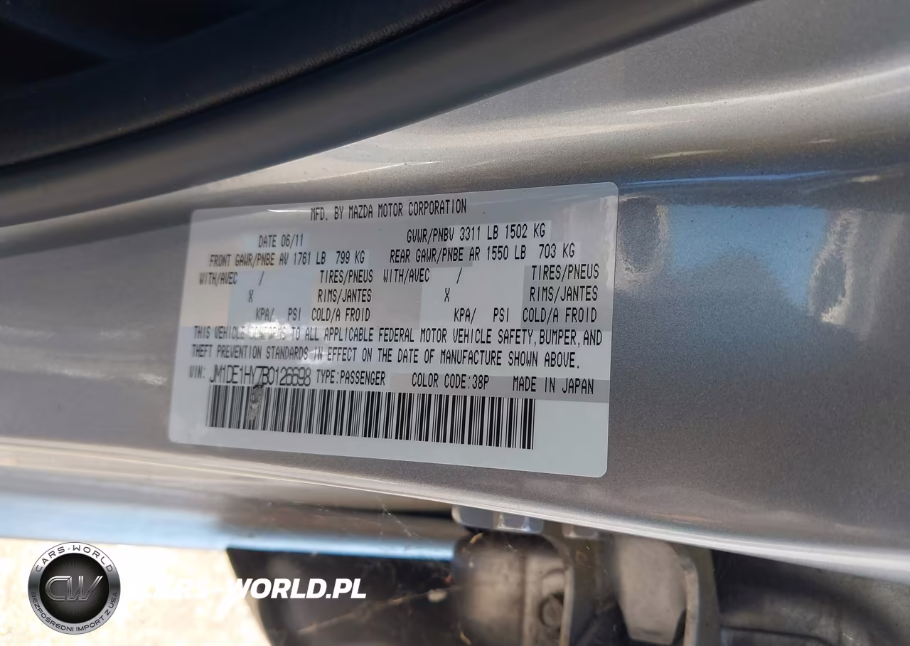 2011 Mazda Mazda2 Touring VIN:JM1DE1HY7B0126698 - 9