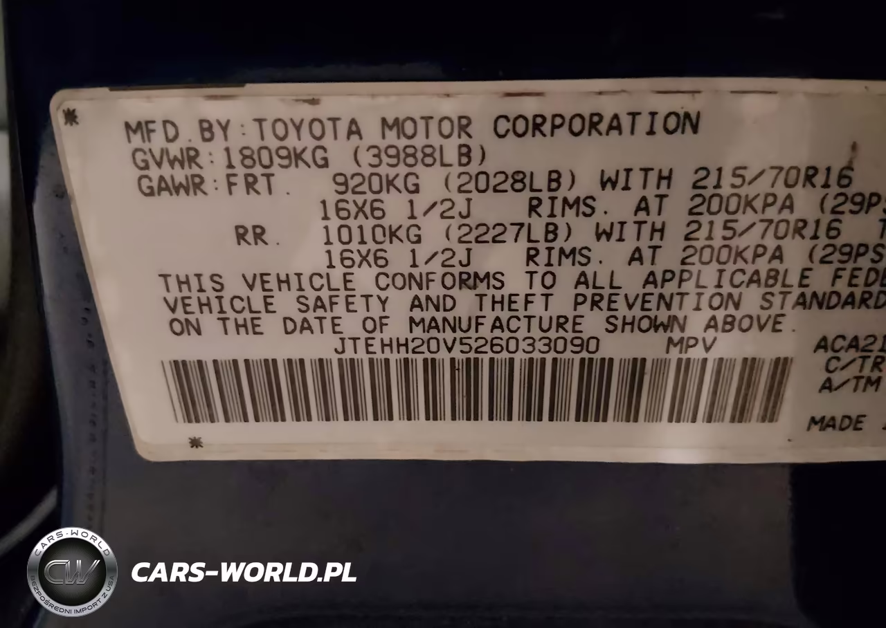 2002 Toyota Rav4 VIN:JTEHH20V526033090 - 9