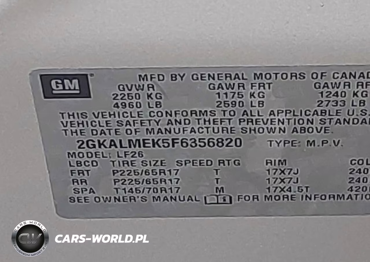 2015 GMC Terrain Sle-1 VIN:2GKALMEK5F6356820 - 9