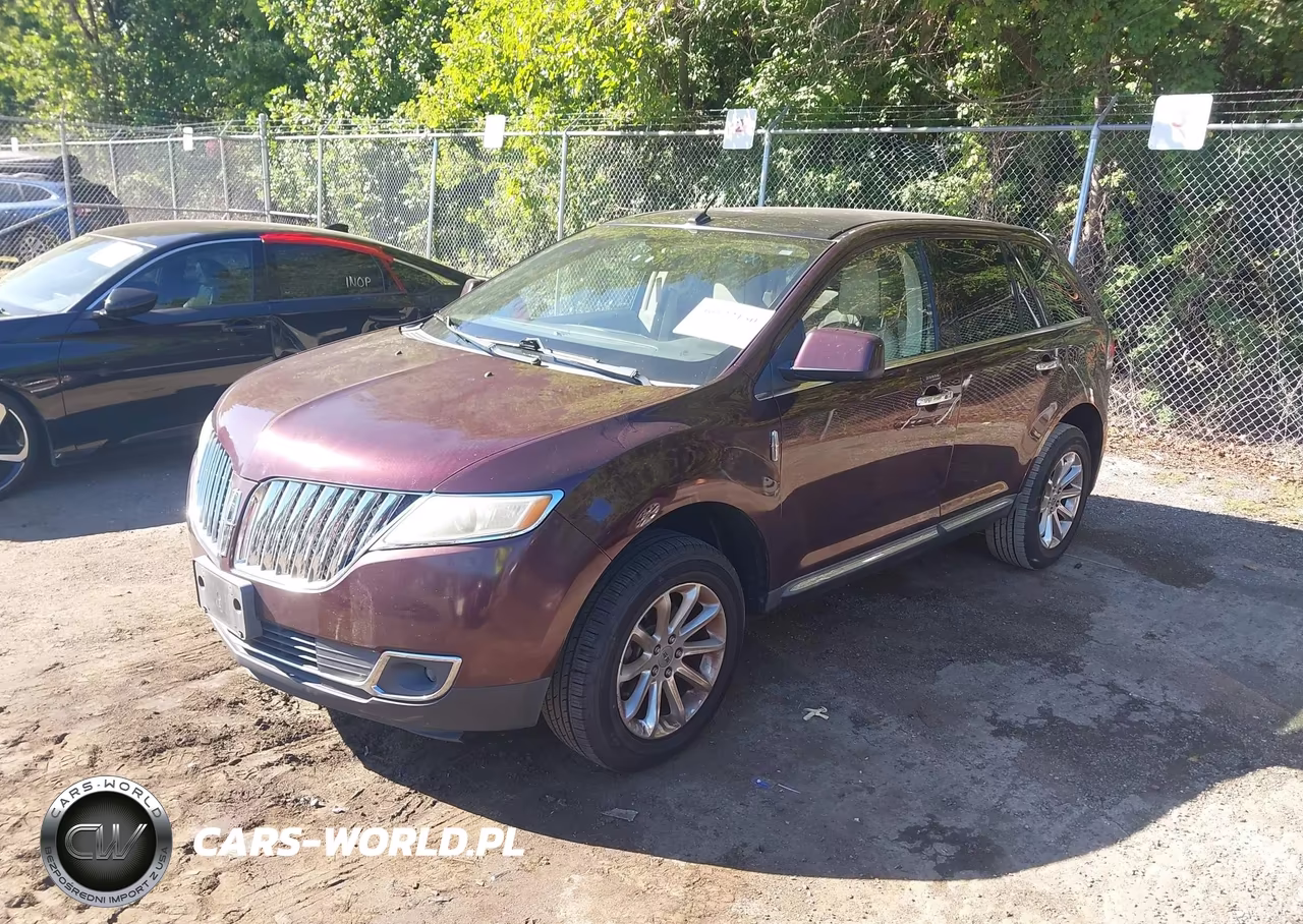 2011 Lincoln Mkx VIN:2LMDJ8JK8BBJ16190 - 2