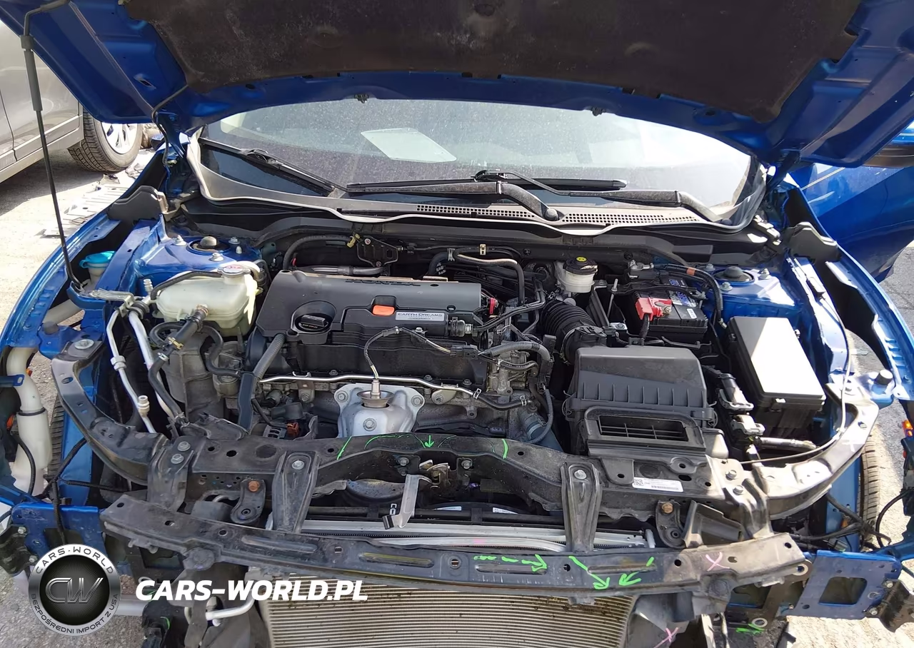 2019 Honda Civic Lx VIN:19XFC2F60KE022888 - 10