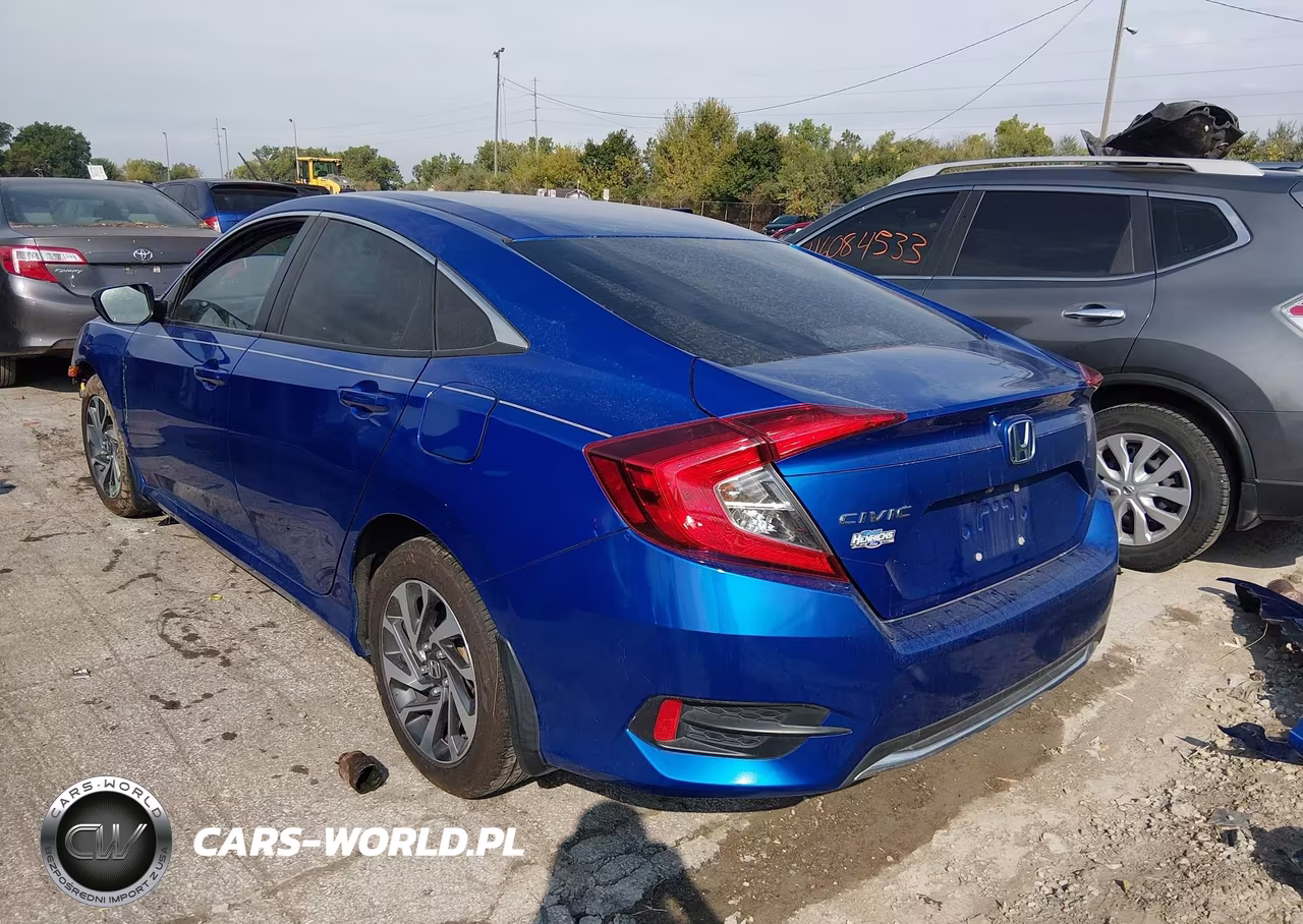 2019 Honda Civic Lx VIN:19XFC2F60KE022888 - 3