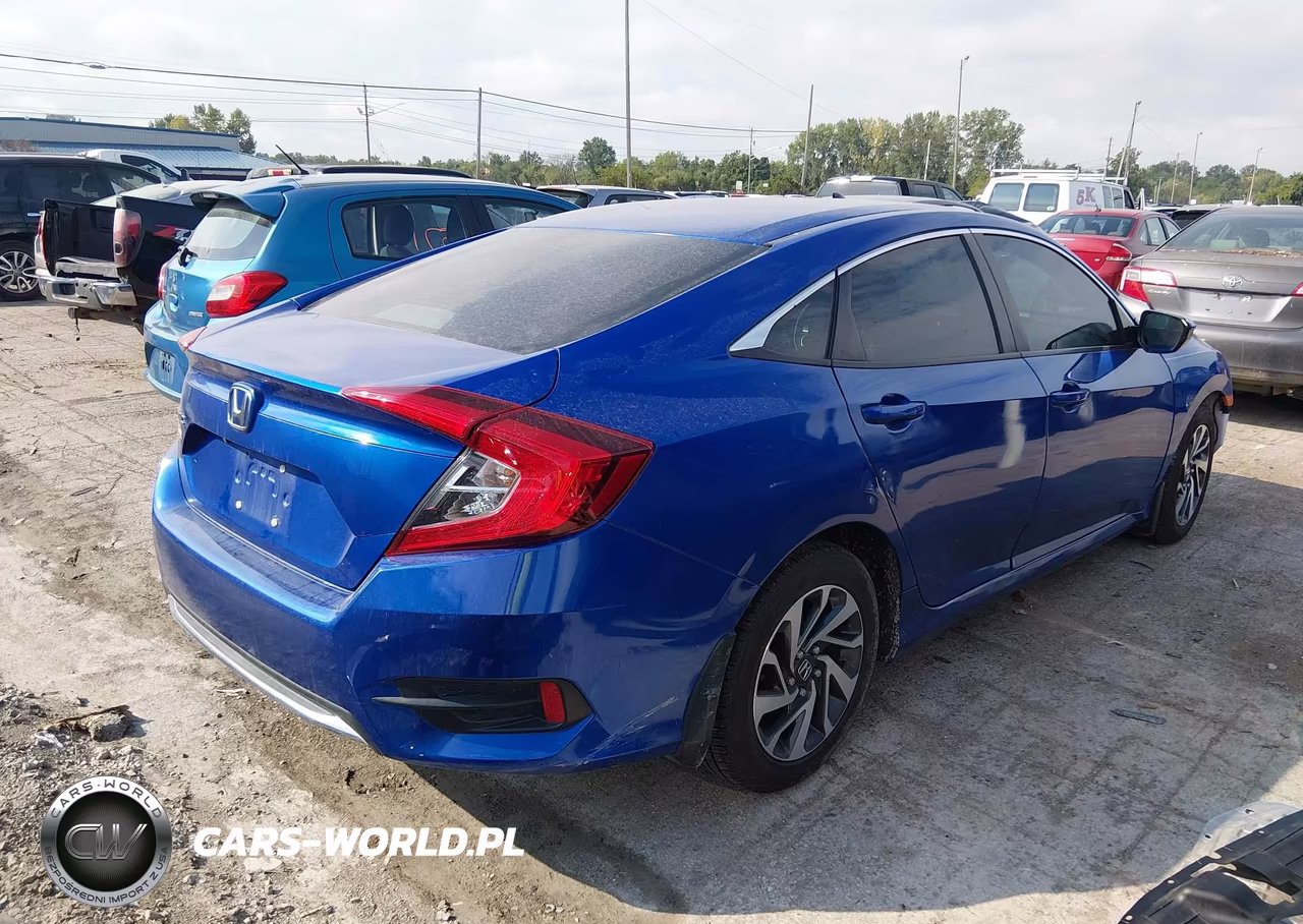 2019 Honda Civic Lx VIN:19XFC2F60KE022888 - 4