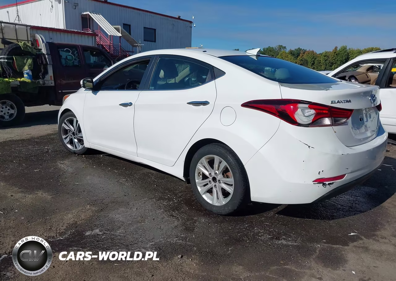 2014 Hyundai Elantra Limited VIN:5NPDH4AE6EH460222 - 3