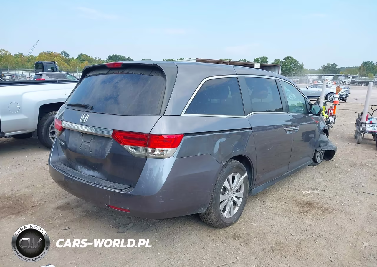 2015 Honda Odyssey Ex-L VIN:5FNRL5H66FB054336 - 4