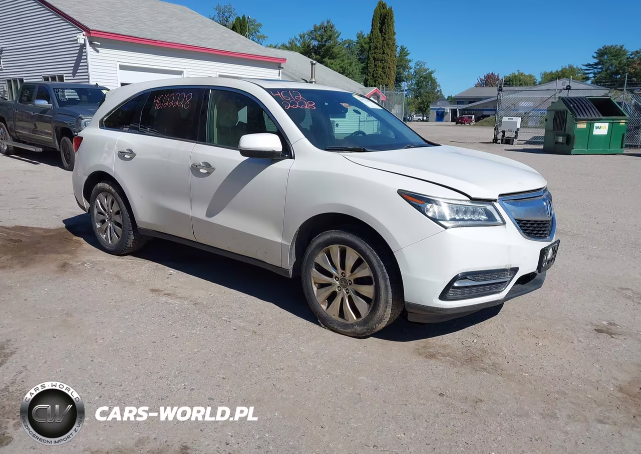 2014 Acura Mdx Technology Package VIN:5FRYD4H46EB011808 - 1