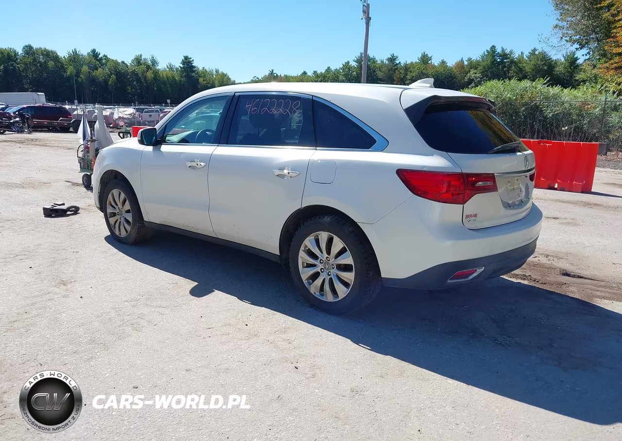 2014 Acura Mdx Technology Package VIN:5FRYD4H46EB011808 - 3