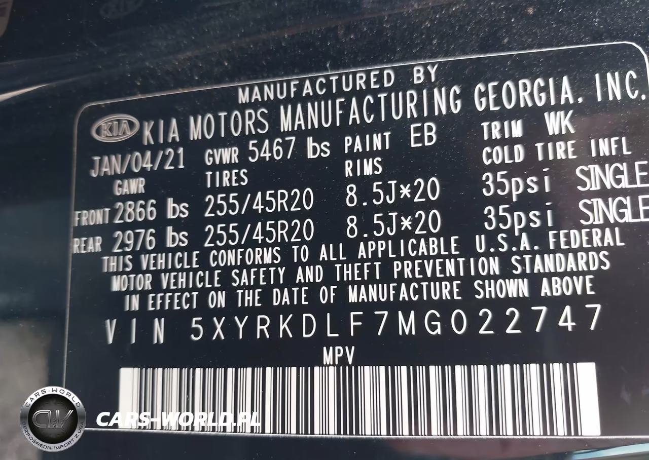 2021 Kia Sorento Sx Prestige VIN:5XYRKDLF7MG022747 - 9