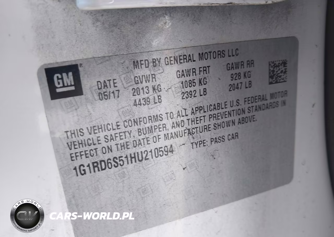2017 Chevrolet Volt Premier VIN:1G1RD6S51HU210594 - 9
