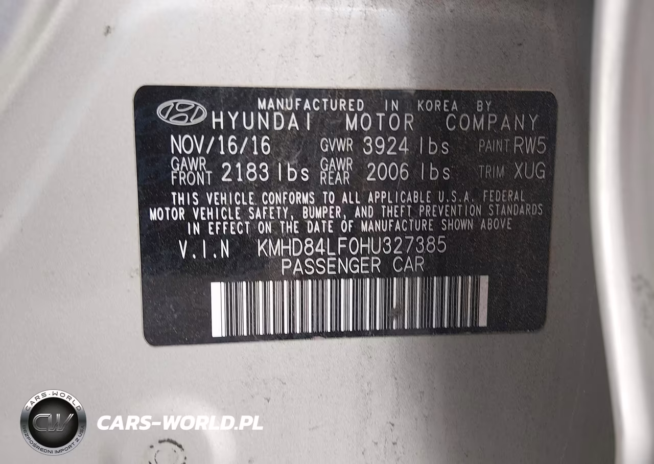 2017 Hyundai Elantra Value Edition VIN:KMHD84LF0HU327385 - 9