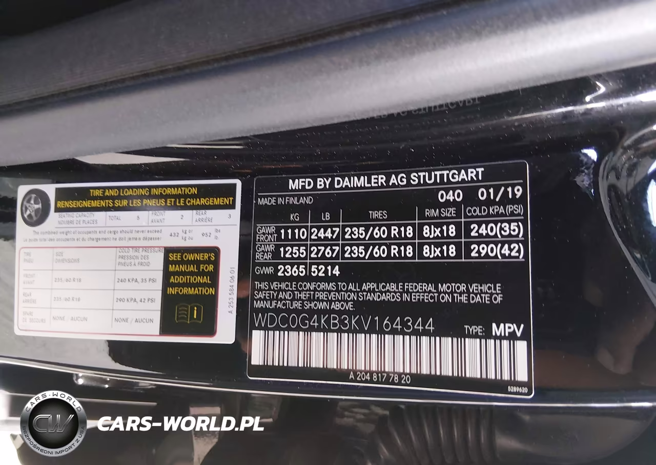 2019 Mercedes-Benz Glc 300 4Matic VIN:WDC0G4KB3KV164344 - 9