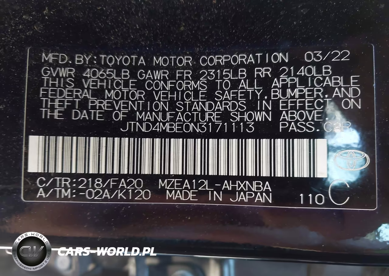 2022 Toyota Corolla Se Nightshade Edition VIN:JTND4MBE0N3171113 - 9