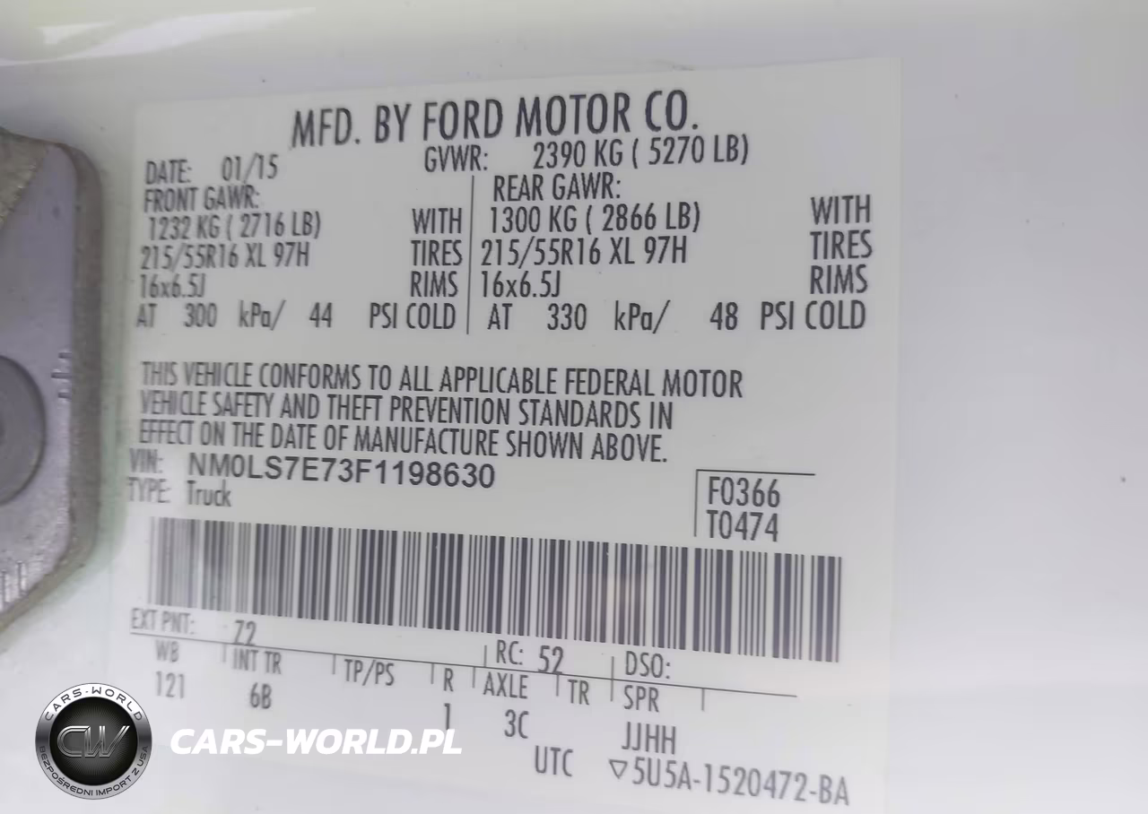 2015 Ford Transit Connect Xl VIN:NM0LS7E73F1198630 - 9