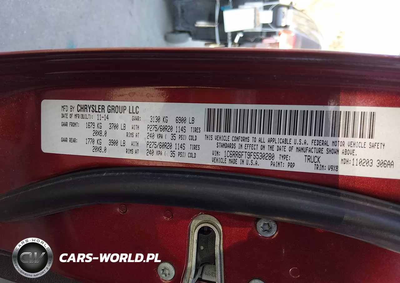 2015 Ram 1500 Express VIN:1C6RR6FT9FS530280 - 9