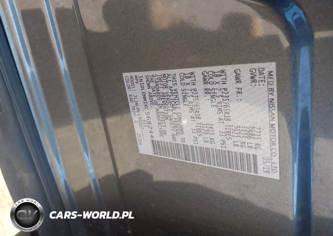 2019 Infiniti Qx60 Pure VIN:5N1DL0MM1KC568244 - 9