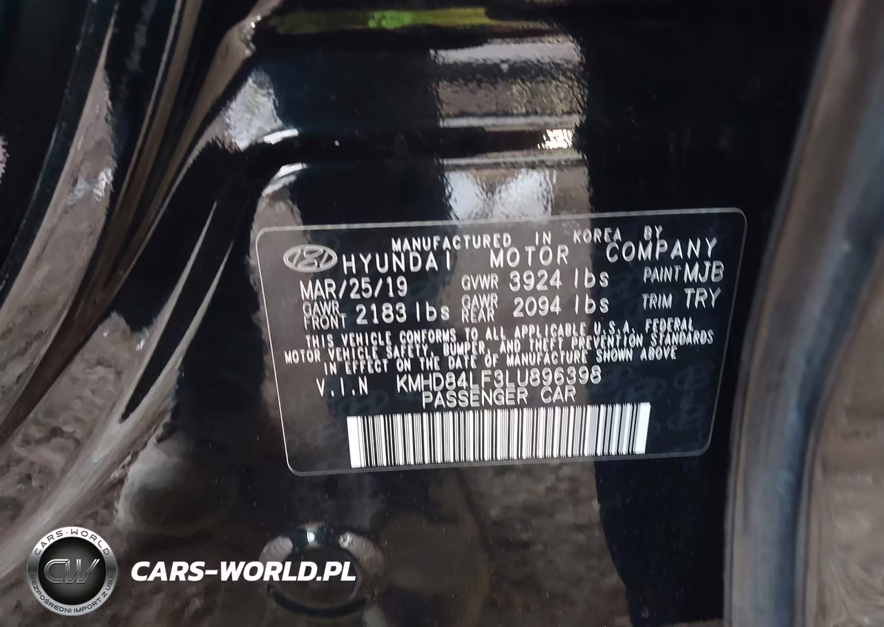 2020 Hyundai Elantra Value Edition VIN:KMHD84LF3LU896398 - 9