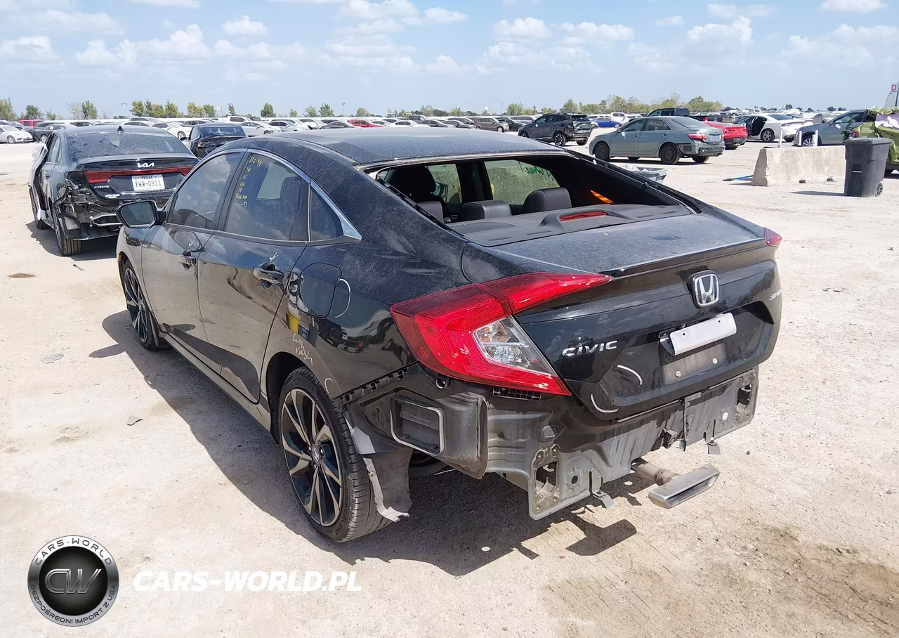2020 Honda Civic Sport VIN:2HGFC2F89LH600737 - 3