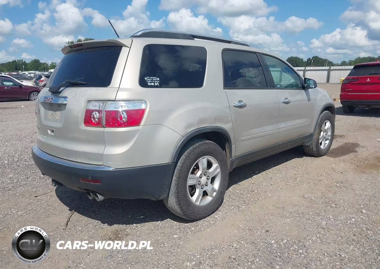 2009 GMC Acadia Sle-1 VIN:1GKER13D69J174456 - 4
