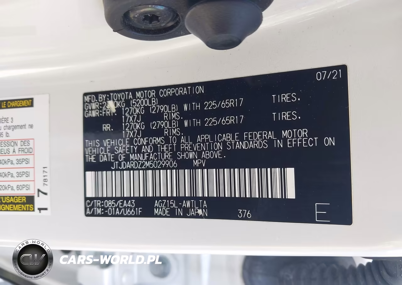 2021 Lexus Nx 300 VIN:JTJDARDZ2M5029906 - 9