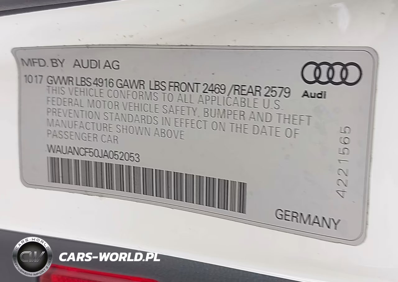 2018 Audi A5 2.0T Premium VIN:WAUANCF50JA052053 - 9